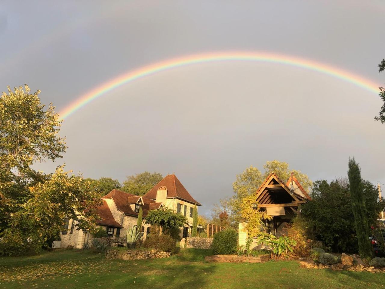 Maison De Campagne Avec Piscine Béduer Exterior foto
